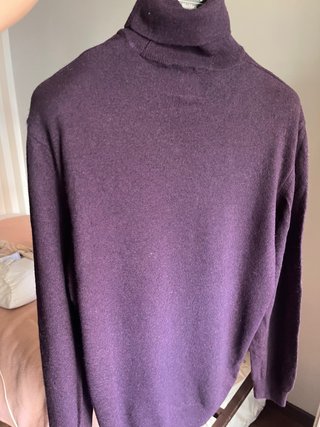 Jersey de cuello alto Zara morado