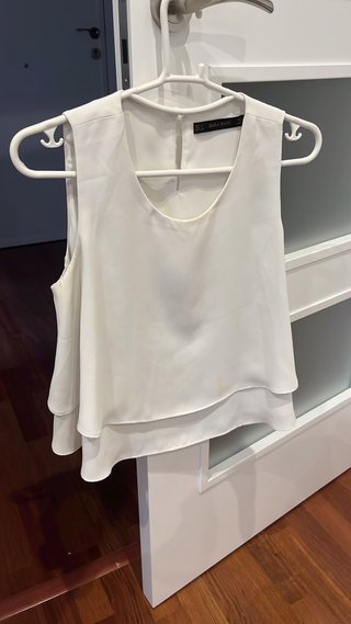 Blusa blanca Zara