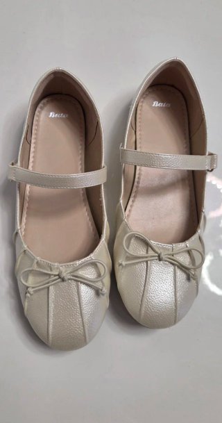 Bailarinas Bata Blanco Perla