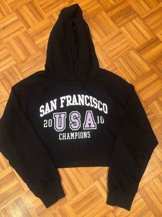 Sudadera con capucha OVS negra