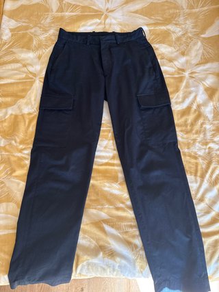 Pantalón Cargo Massimo Dutti Azul Marino 38