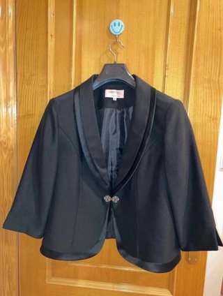 Blazer Negra Cabotine Donna Talla 48