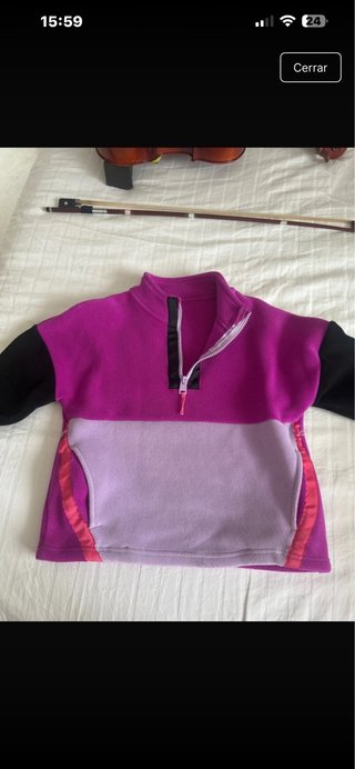 Sudadera de niña multicolor 7-8 años