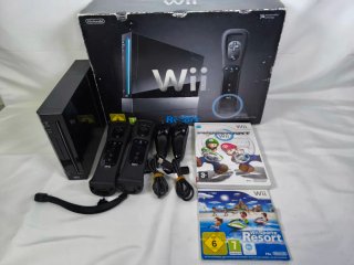 Consola Nintendo Wii Negra con Juegos