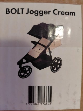 Carrito BOLT Jogger Cream Sin usar empaquetado