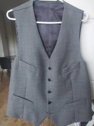 Chaleco de vestir Emidio Tucci gris