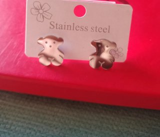 Pendientes Tous Oso Plateados