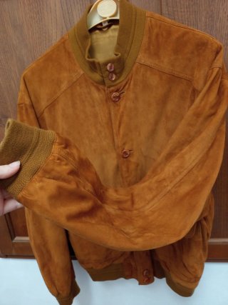 Giacca uomo Scamosciata marrone