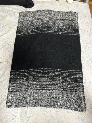 Bufanda de Hombre Negra y Gris