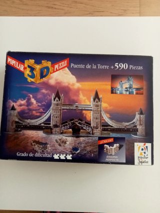 Puzzle 3D Puente de la Torre 590 Piezas