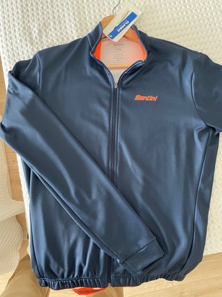Maillot Ciclismo Invierno Santini Azul