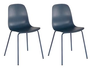 Set de 2 sillas azules