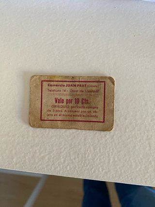 Vale antiguo Comercio Olost de Llusanes