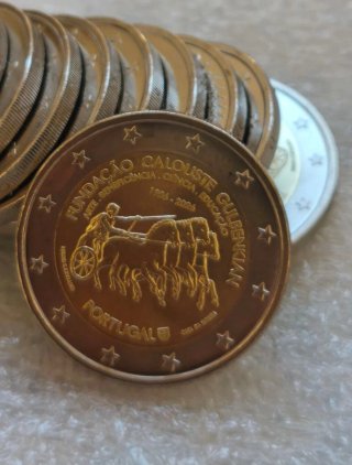 Moneda 2€ Portugal Calouste Gulbenkian