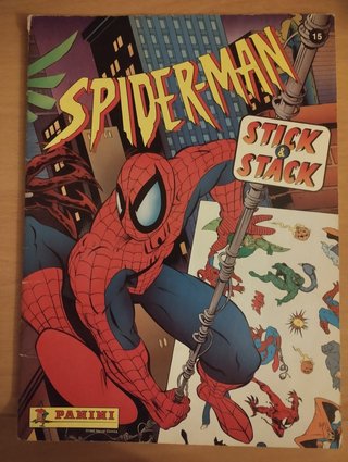 Álbum de Pegatinas Spider-Man Stick & Stack