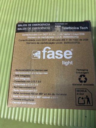 Baliza de Emergencia Fase Light con GPS