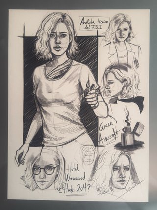 Lámina original de ilustración