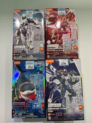 Set 4 Model Kits Marvel Rivals Blokees