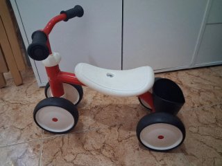 Triciclo Infantil Rojo y Blanco