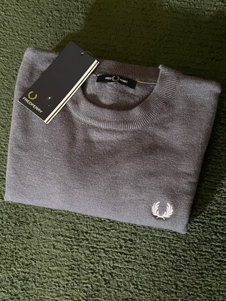 Jersey Fred Perry Gris Talla S