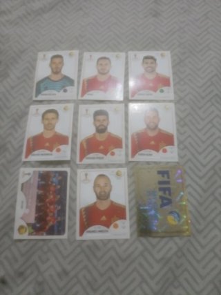 Lote Cromos Selección España Rusia 2018