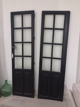 Set de 2 Puertas Antiguas de Madera