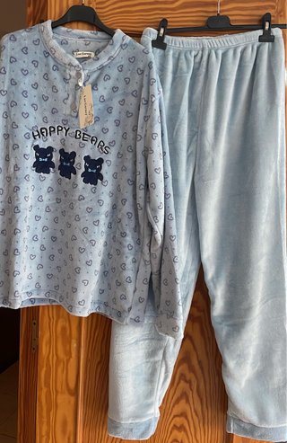 Pijama azul