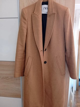 Abrigo Zara Camel Talla XS y abrigo azul marino ta