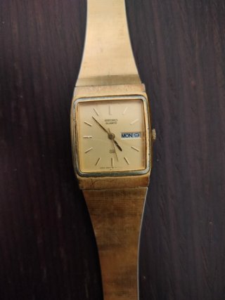 Reloj Seiko Vintage Dorado