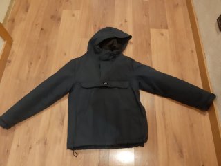 Cazadora tipo anorak azul marino
