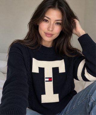 Jersey Tommy Hilfiger Negro y Blanco
