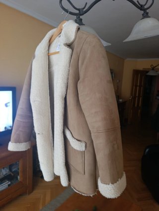 Abrigo de Piel Vuelta Milano Talla M