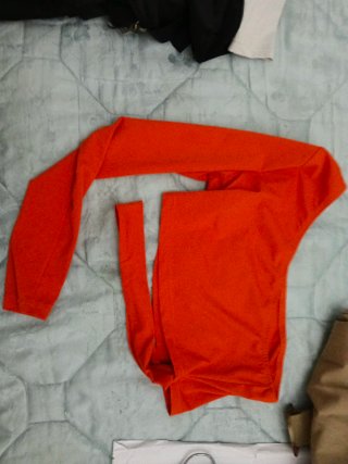 Top de fiesta corto rojo