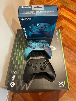 Xbox Series X con Mando Mineral Camo