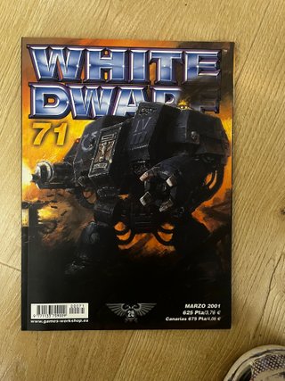 Revista White Dwarf 71 español marzo 2001