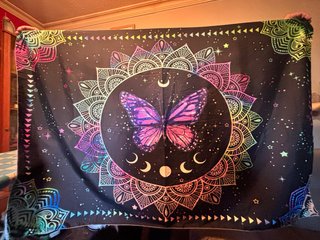 Tapiz de Pared con Diseño de Mariposa