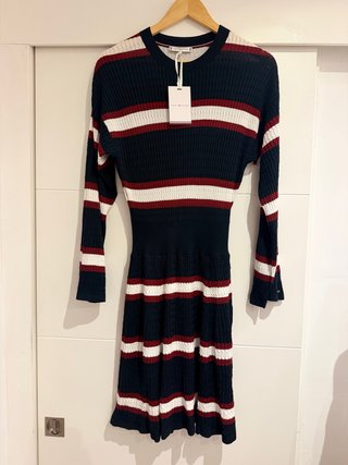 Vestido Tommy Hilfiger Rayas Talla S
