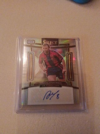 Carta Hristo Stoichkov FC Barcelona Autografiada