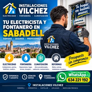 Electricista y fontanero en Sabadell