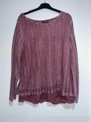 Jersey Rosa de Punto con brillo