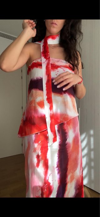 Conjunto de fiesta estampado