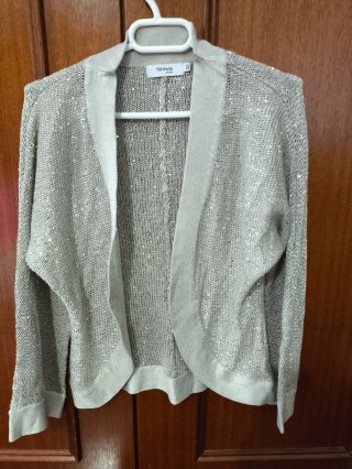 Chaqueta de fiesta plateada Fórmula Joven