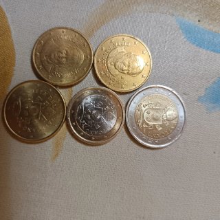 Set 5 Monete Vaticano Circolate