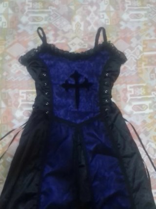 Vestido Gótico Raven mujer
