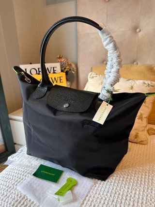 Bolso de Hombro Longchamp Negro total
