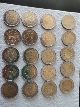 Colección de 20 Monedas Conmemorativas de 2€