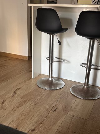 Set de 2 Sillas Regulables con Base Metálica