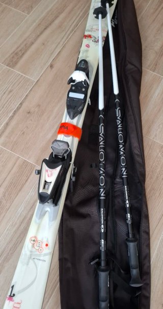 Esquís Rossignol/Bastones Salomon+ Funda. NUEVOS