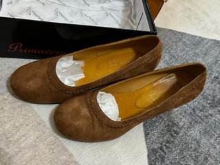 Zapatos de cuña Primavera marrones talla 39