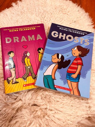 Ghosts Raina Telgemeier - novela gráfica en inglés